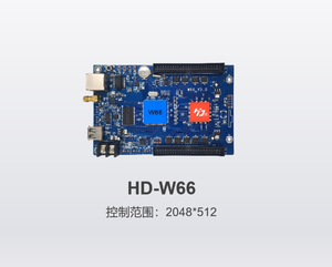 Huidu HD-W66 с LAN + USB + Wi-Fi беспроводной P10 светодиодный модуль светодиодный знак дисплей светодиодная карта приема huidu W66 светодиодный контроллер - Product Image 1