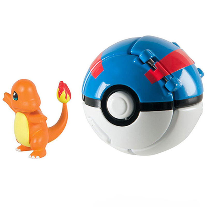 Bola azul + charmander