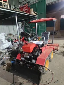 多功能果园四轮驱动旋耕机，中国迷你紧凑型迷你农用拖拉机 - Product Image 3