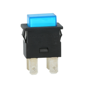 Interruttore a pulsante in plastica facile da usare interruttore a spinta momentaneo per luce impermeabile IP67 IP55 2 pin terminale 250v Max voltaggio 16mm