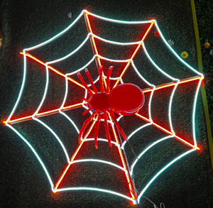 Led dải ánh sáng deguisement trang trí lớn Spider webr decoracion Para sân dấu trang trí nội thất cho Halloween - Product Image 4