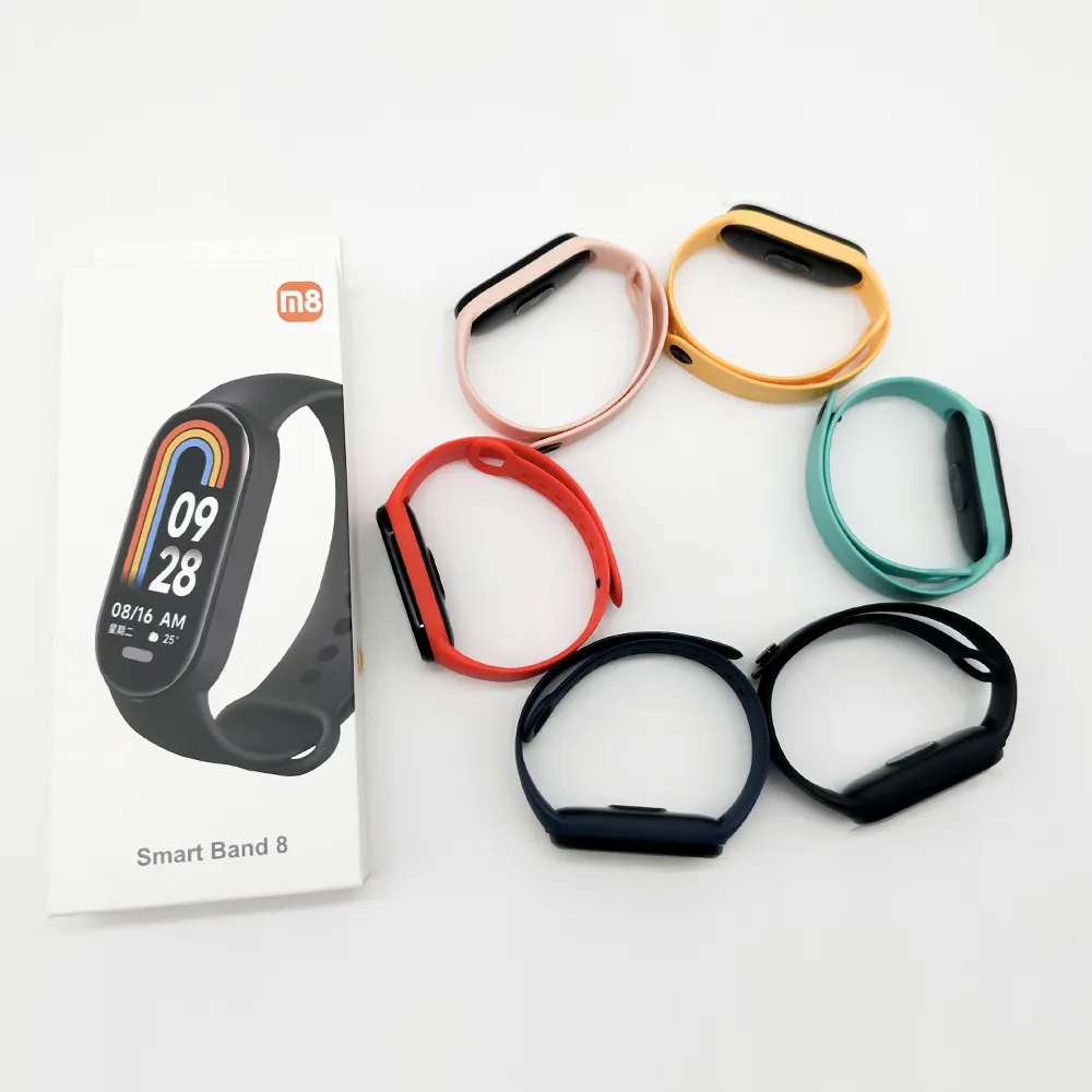 Preço de fábrica M8 Smart Band Esportes Smartwatch Relógio inteligente M8 Relógio inteligente Pulseira M8 M7 M6 M5 M4 M3