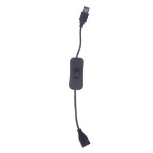 Heißer Verkauf Schwarz USB Kabel Mit AUF/OFF Schalter Power Control Für Arduino Raspberry Home Office Schalter Liefert Zubehör werkzeuge