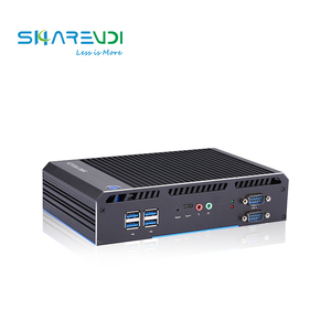 Fansız kompakt 2 Lan i3 zuk i5 Kiosk u 4K TPM X86 RS232/RS485 GPIO 9-36V barebone sistemi endüstriyel mini pc Kiosk için - Product Image 4