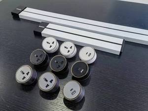 2024 New Design Track Socket and Plug UK EU <strong>US</strong> AU Standard Suitable for Kitchen With USB and <strong>TYPE</strong>-C Socket - Product Image 5