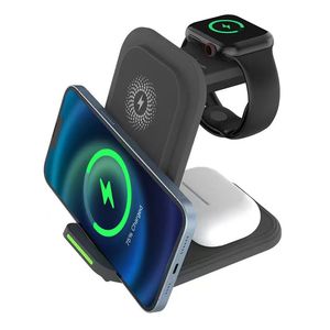 サムスンアップルウォッチワイヤレス充電多機能折りたたみ式スリーインワン携帯電話ワイヤレス充電器に適しています - Product Image 1