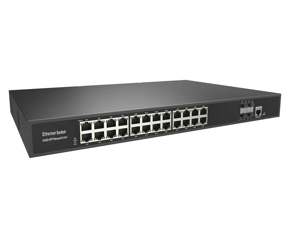 Switch gestito 10G Core L3 Gigabit switch layer 3 a 24 porte in vendita