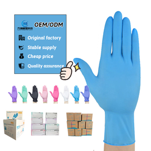 Usine En Gros Gants En Nitrile Noir Rose De Qualité Alimentaire Sans <span class=keywords><strong>Latex</strong></span> Sans Poudre Cuisine Ongles Salon De Beauté Gants En Nitrile - Product Image 1