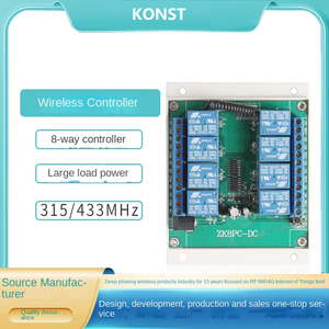 KONST sistema di illuminazione intelligente per la casa a 8 canali automatico DC 12V 433MHz codice di apprendimento telecomando telecomando