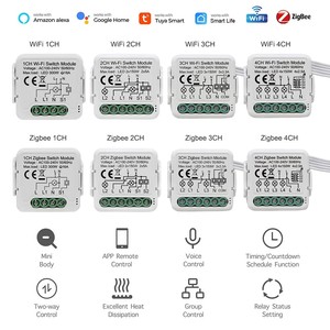 TYSH Wifi Diy 1 gang2wayワイヤレスリモコンTuyaスマートライトミニスイッチモジュールスマートホーム用 - Product Image 2