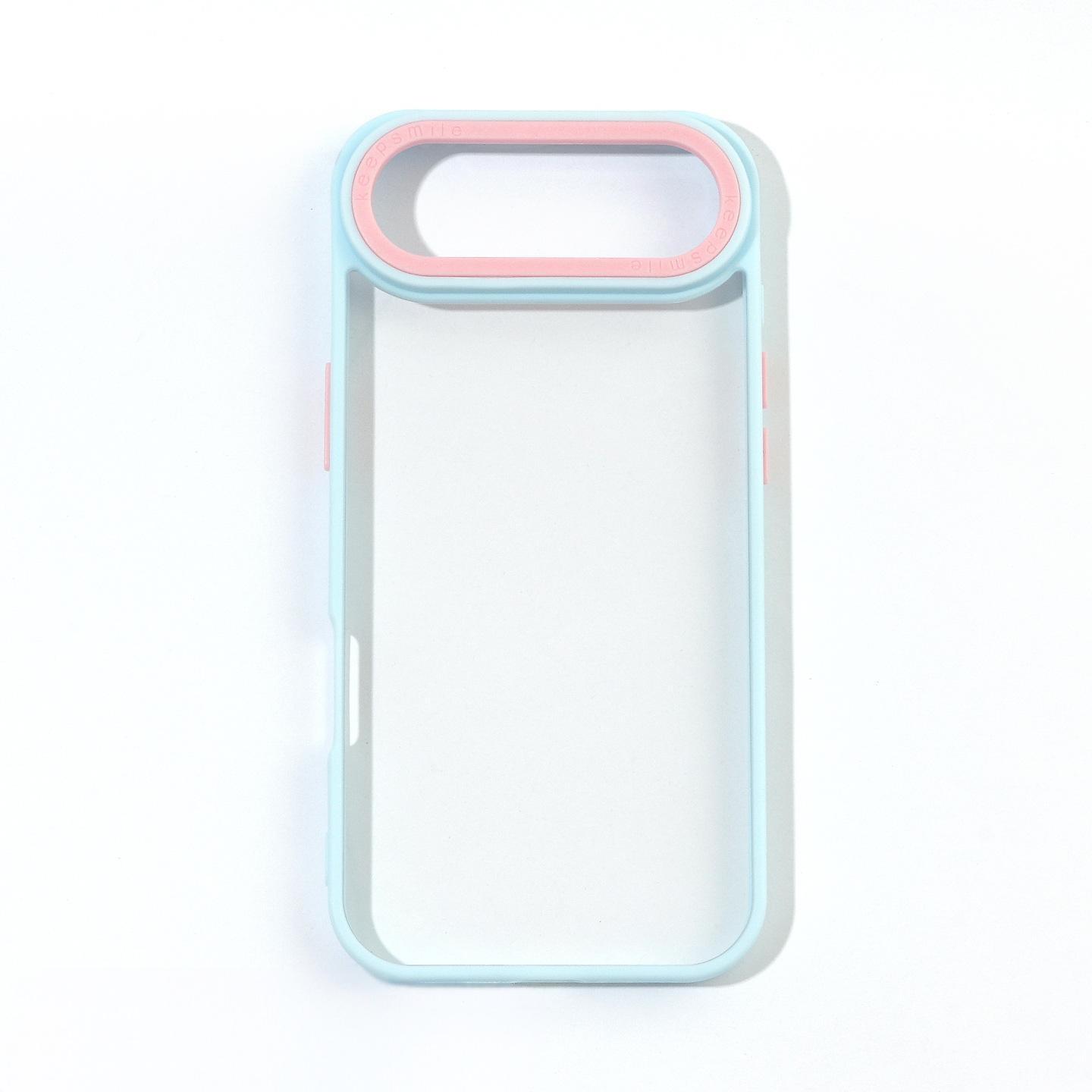 Funda para teléfono con bloques de color / bordes azules