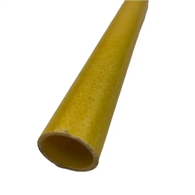 Tubo redondo de fibra de vidrio para tubos redondos de fibra de vidrio huecos pultruidos de rama alta Tubos epoxi de fibra de vidrio