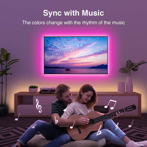 Sunled alçak gerilim 12V esnek Rgbic akıllı uzaktan kumanda RGB Led TV için 5050 şerit ışık - Product Image 3
