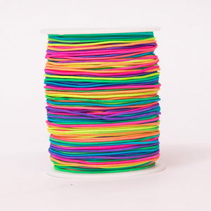 Cuerda elástica para pulsera, cuerda elástica de arcoíris para fabricación de joyas y manualidades - Product Image 2