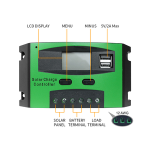 GCSOAR 30A 12V 24V 48V Pwm Solar laderegler mit Verwendung Importierte St-Chips-Lichts teuerung Zeit steuerung Dual-USB-Ausgang