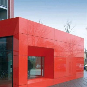 Glossy Red Acp/<strong>acm</strong> Sheet 3mm 4x8 Wall <strong>Cladding</strong> <strong>PE</strong>/PVDF/FEVE 1220x2440mm Aluminum Composite Panel - Product Image 2