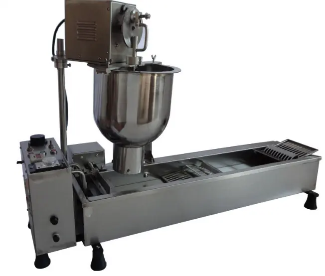 Máquina Industrial OEM para hacer rosquillas, freidora automática de rosquillas de doble fila