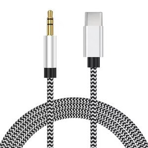 Yardımcı ses kablosu araba Aux ses jakı müzik ses kablo kordonu tip-c için 3.5MM USB c tipi C 3.5MM kablo - Product Image 2