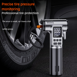 Multi Functional Inflation Pump With Window Breaker <strong>Function</strong> and Cutting Knife <strong>Function</strong> 150Psi Air Pump Tire Inflator - Product Image 4