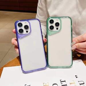 เคสโทรศัพท์เก๋ใหม่ดีไซน์เรียบง่ายคุณภาพระดับพรีเมียม ดีไซน์กล้องไม่ซ้ําใครสําหรับฝาหลัง iPhone สําหรับ Apple - Product Image 2