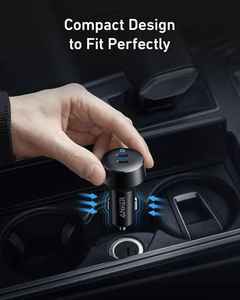 Anker 40W USB C Car <strong>Charger</strong> 2-Port Power <strong>IQ</strong> 3.0 Type C Adapter PowerDrive III Duo with Power Delivery for iPhone - Product Image 4
