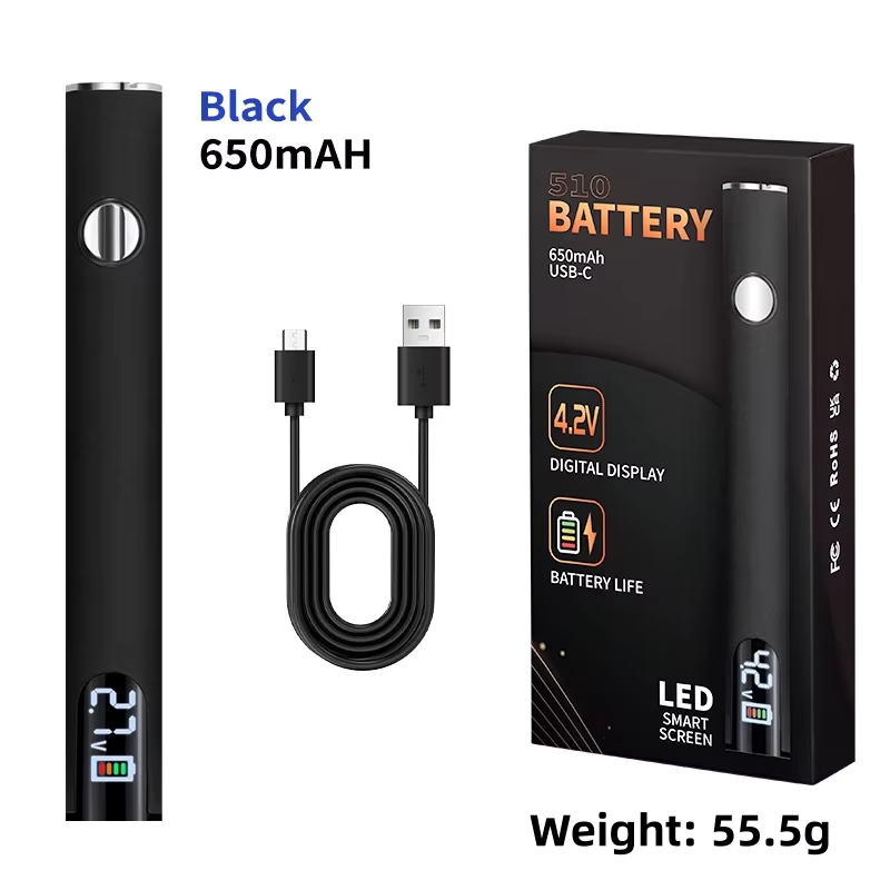 Single piece with thread, headless, black, color box packaging
