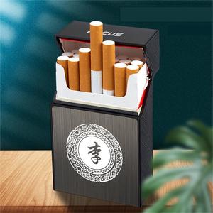 Bán Buôn Không Thấm Nước Tùy Chỉnh Công Suất Lớn 20-Mảnh Kim Loại Chải Từ Trường Hợp Thuốc Lá Hộp Thuốc Lá - Product Image 2