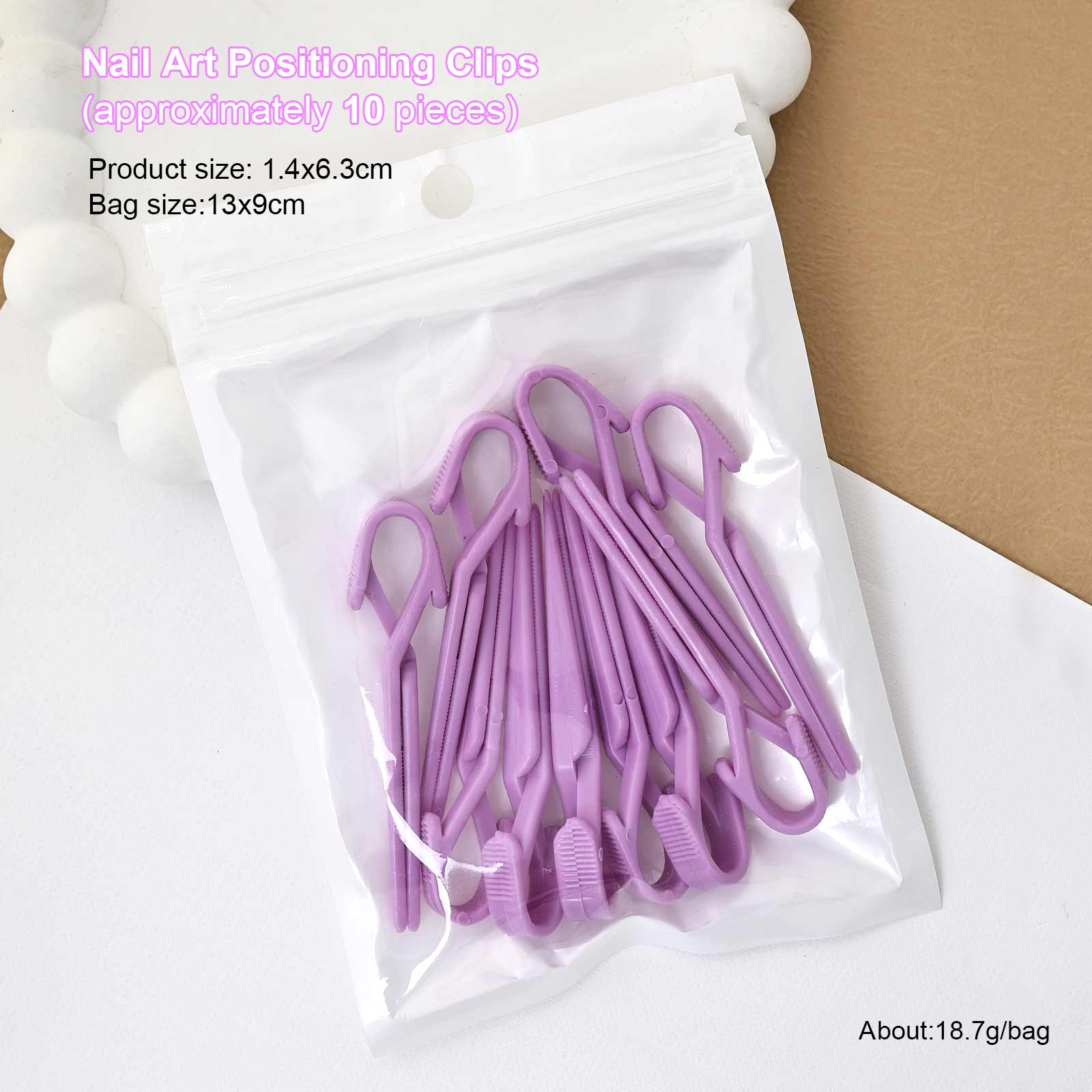 10 pièces/sac violet