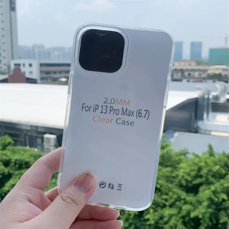 Ốp Lưng Điện Thoại Trong Suốt Cho iPhone 11 7 8 XR, Ốp Lưng Silicone Mềm Cho iPhone 11 12 Mini 13 Pro XS Max X 8 7 6S Plus 5 SE XR