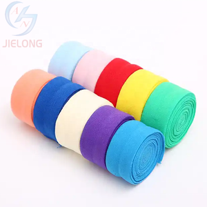 库存环保涤纶柔软平纹包边折叠装订松紧带家纺用织带 - Product Image 4