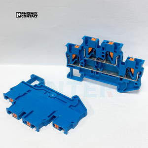 3210570 PTTB 2,5 bloque de terminales de plástico montado en Riel Din azul Phoenix contact bloques de terminales de empuje de resorte de doble capa - Product Image 4