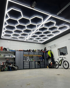 Su misura esagonale Led plafoniera per Showroom decorazione della casa AC 110-220V Led esagono Garage di illuminazione - Product Image 6
