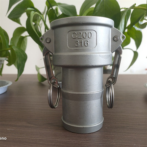 Quick Stainless Steel 304 Camlock <strong>Couplings</strong> 1/2\&quot; Type C Male Female Thread <strong>50mm</strong> Pipe Size Casting Technics Head Model Box - Product Image 2