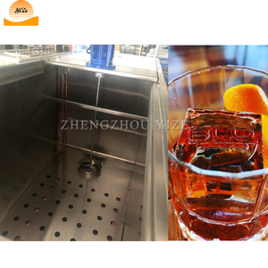 Máquina comercial de bloques de hielo de alta velocidad, contenedor de bloques de hielo