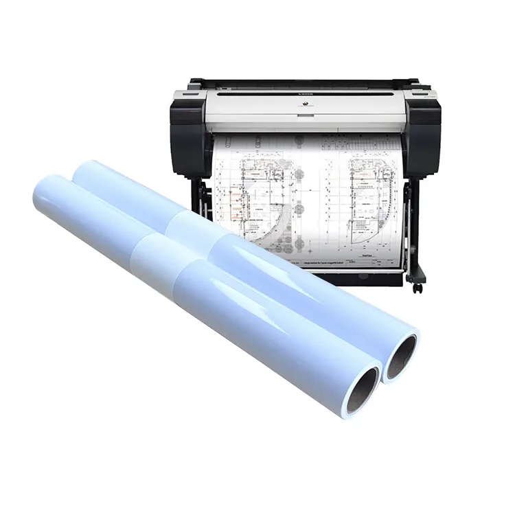 Good Quality A0 Wide Format 80gsm CAD Paper for Inkjet Plotters