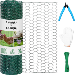 Roll <strong>Hexagonal</strong> Fence Twisted <strong>Netting</strong> for Farm Metal PVC Coated <strong>Hexagonal</strong> Wire Mesh - Product Image 3