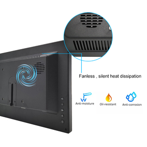 11.6インチワイドIPS HD LEDバックライトデスクトップモニターUSB入力プラスチックケース付き工業用機器VGA入力 - Product Image 5