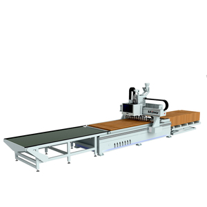 Enrutador CNC Guangzhou ATC 1325, carga automática, descarga, madera contrachapada, MDF, engranaje de corte/motor/herramienta central de PLC, venta al por menor al vacío - Product Image 3