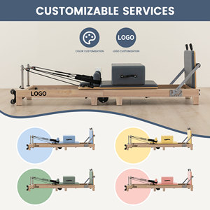 Mesin Pilates remols kayu Pilates kustom Komersial latihan Yoga mewah industri desain klasik - Product Image 6