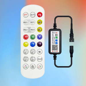 DC5-24V управления мобильным приложением BT USB/DC порт RGB музыка 24 ключа BT контроллер приложения для светодиодной ленты - Product Image 3