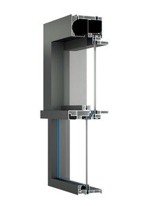 LML finestra di alluminio intelligente a taglio termico verso l'alto e verso il basso finestra di scorrimento automatico per la finestra di sollevamento elettrico domestico - Product Image 4