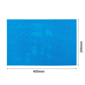 ODM & OEM-alfombrilla para bolígrafo de impresión 3D, estera de dibujo mágico para niños, estera de silicona de diseño 3D con 2 protectores de dedos - Product Image 3