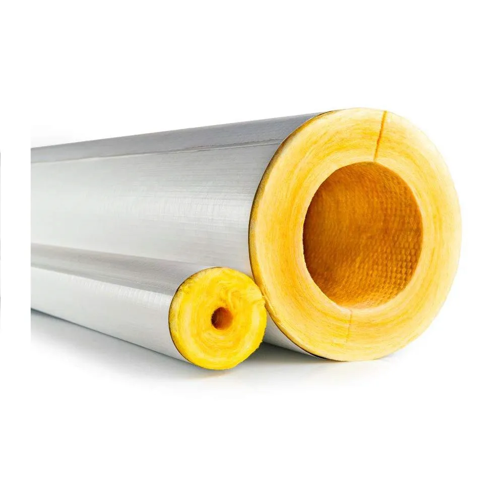 ISOKING PVC glass wool tube armstrong pipe insulation