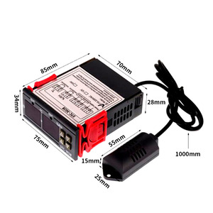 STC-3028 DC12Vデュアルディスプレイデュアル温度湿度コントローラー温度コントローラー (1Mケーブル付き) Stc3028 - Product Image 2