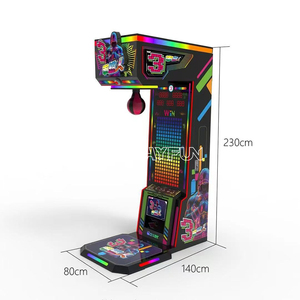 Giá bán buôn Arcade boxer đấm túi đá thể thao chơi Đường Phố đấm bốc đồng tiền hoạt động bán hàng tự động đấm trò chơi đấm bốc máy - Product Image 3