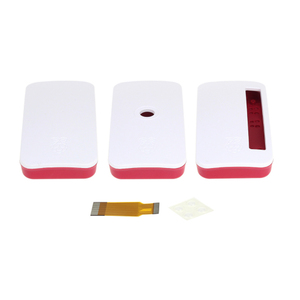 Dust-Resistant Red &amp; White <strong>Case</strong> for <strong>Raspberry</strong> <strong>Pi</strong> ZERO W Compatible with Zero/W Development Boards Kits - Product Image 3