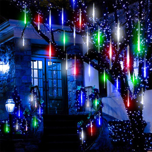 ไฟเส้นตกแต่งสวน Led Ip65,ไฟดาวตกแบบเสียบปลั๊ก AC สำหรับวันหยุดกลางแจ้ง - Product Image 5