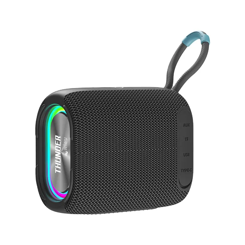 Wiwu Draagbare Speaker Voor Outdoor Activiteit Mini Compact Size Waterdichte Draadloze Luidspreker Met Kleurrijke Licht Stereo Geluid