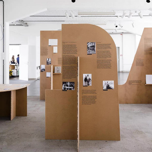 Hiện đại thân thiện với môi trường nhà máy sản xuất sóng Bảng hiển thị đứng cho siêu thị trung tâm mua sắm trưng bày màu xanh lá cây môi trường - Product Image 6