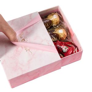 Scatola postale ondulata con scatola di carta rettangolare fatta a mano personalizzata della fabbrica del fornitore con cassetto